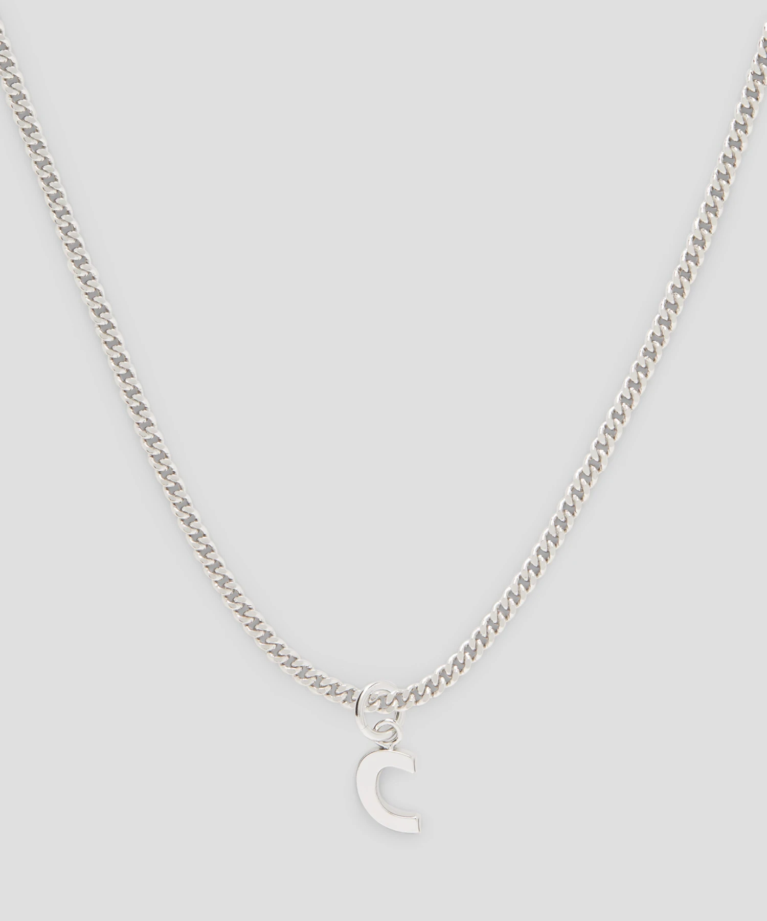 Brass Letter C Charm - Image 2