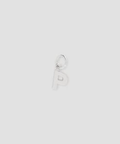 Brass Letter P Charm