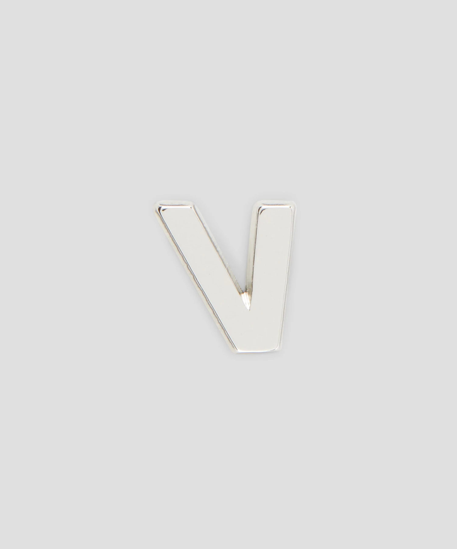 Single Brass V Charm