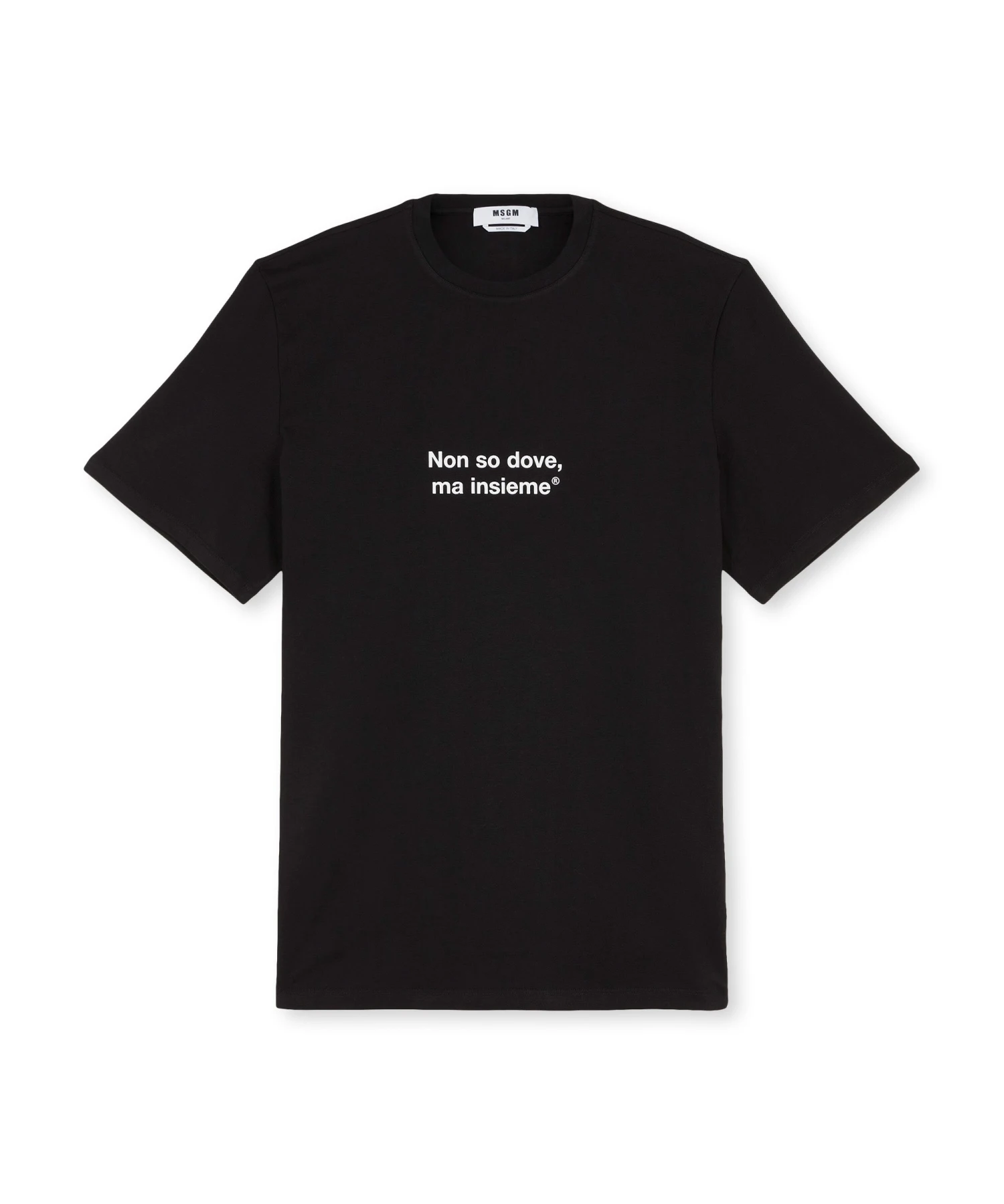 T-shirt Quote "Non So Dove, Ma Insieme"