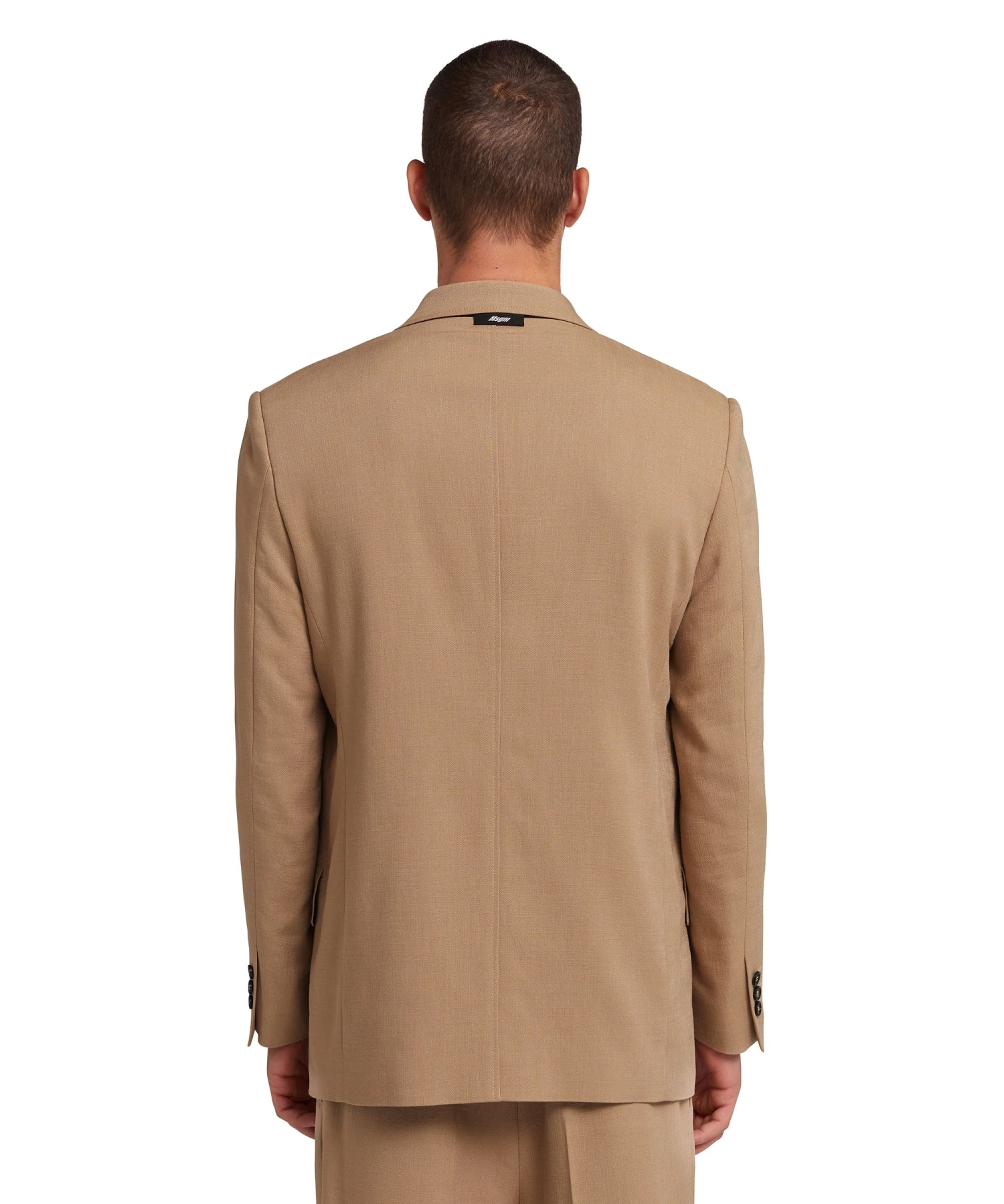 Flamed Viscose Double-breasted Jacket - Image 3