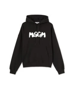 Hooded Sweatshirt With New Brushstroke Logo