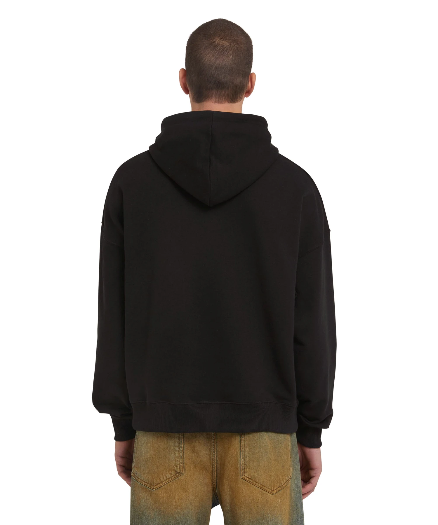 Hooded Sweatshirt With New Brushstroke Logo - Image 3