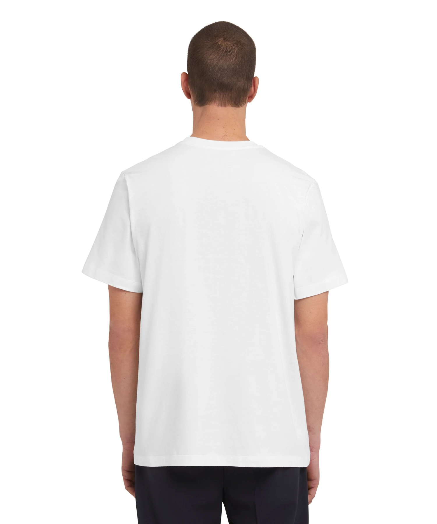 T-Shirt With Embroidered Cursive Logo - Image 3