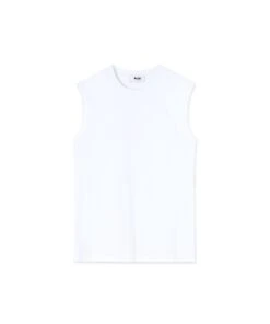 Sleeveless T-Shirt With Mini Logo
