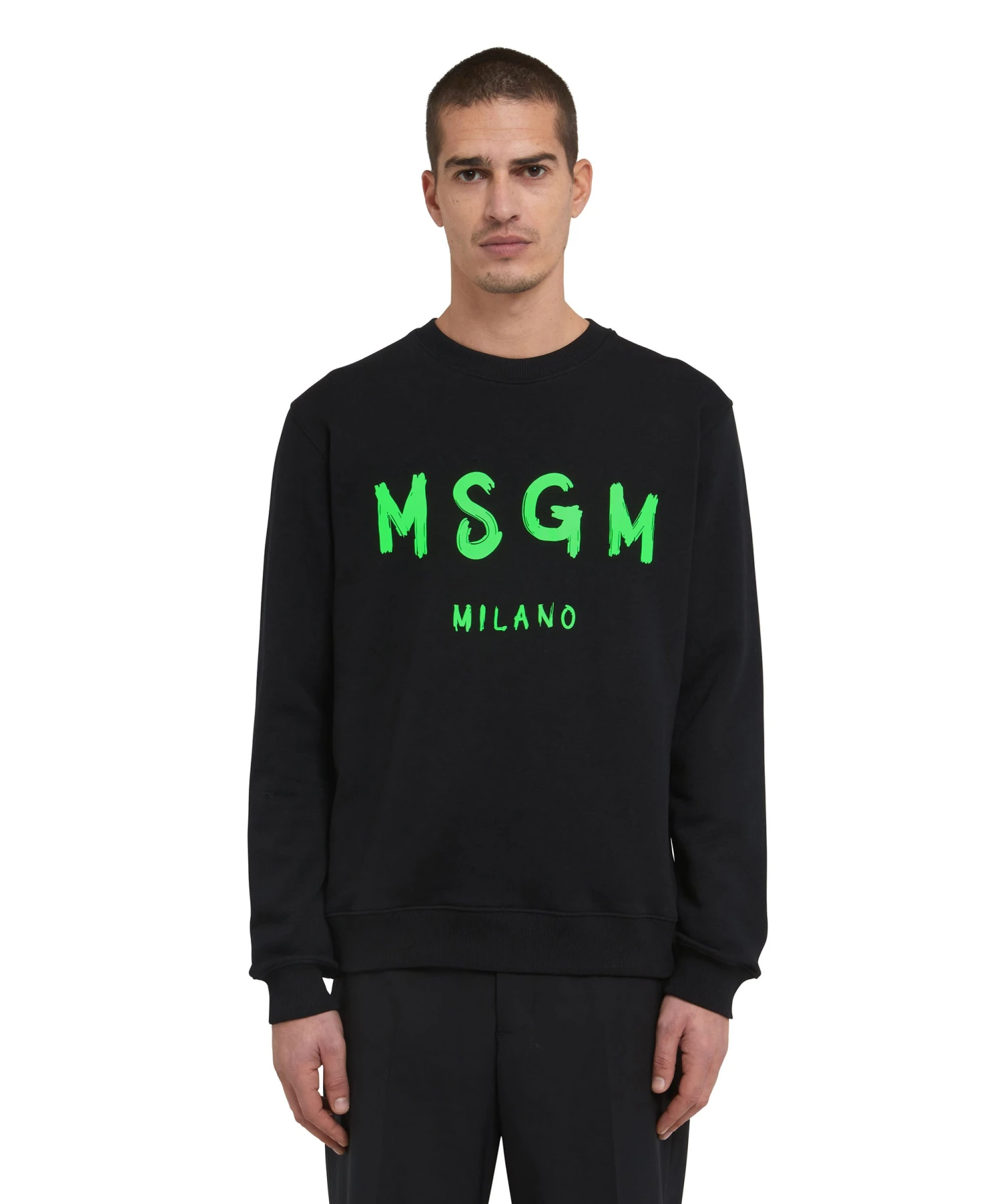 Sweatshirt With Brushstroke Logo - Image 2