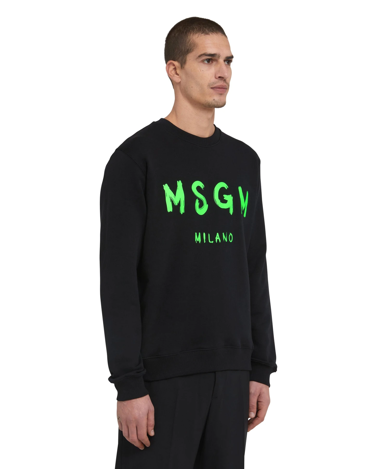 Sweatshirt With Brushstroke Logo - Image 4