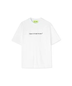 Cotton T-shirt With Crash Quote