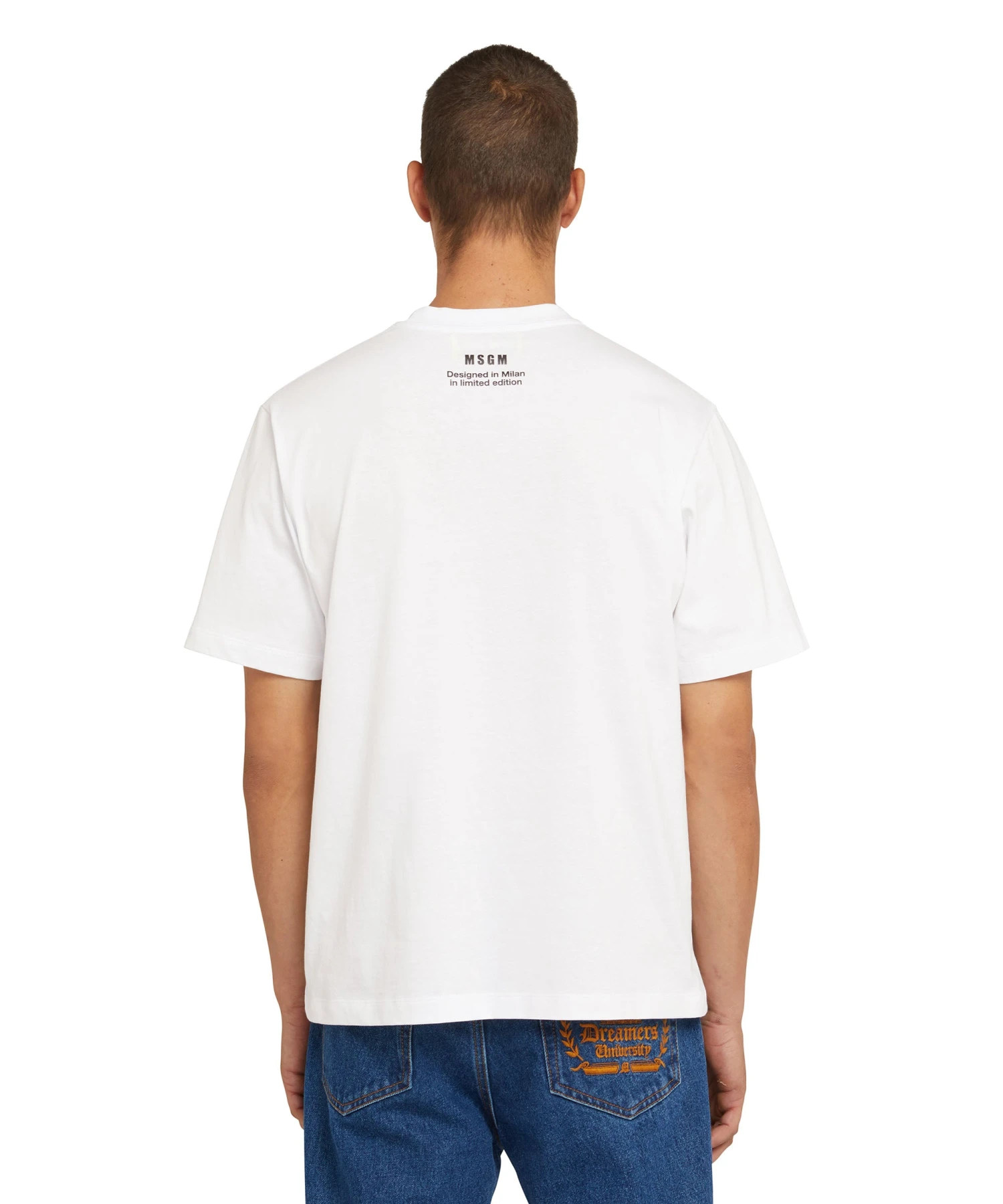 Cotton T-shirt With Crash Quote - Image 3