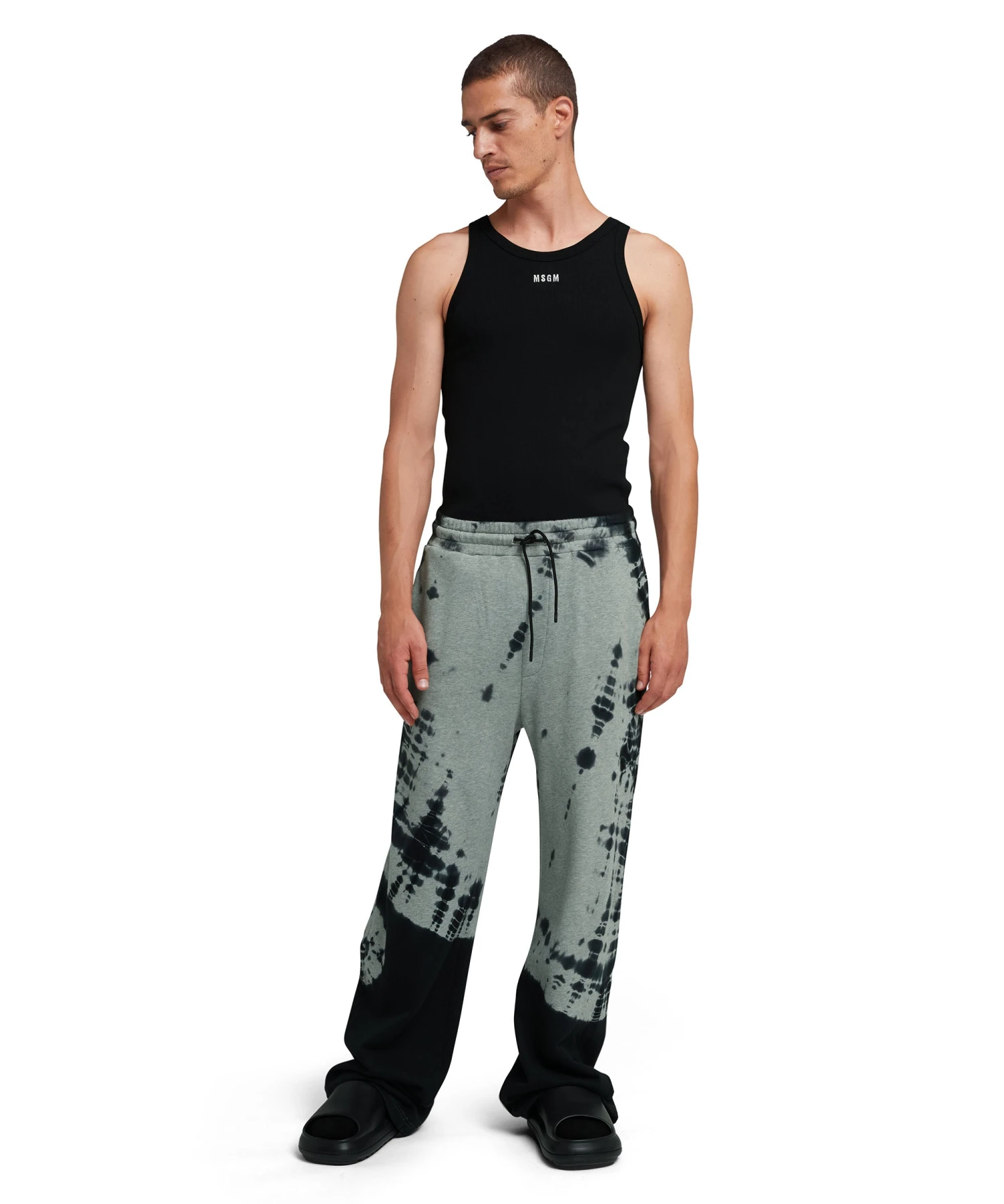 Ribbed Jersey Tank Top With Embroidered Logo - Image 5