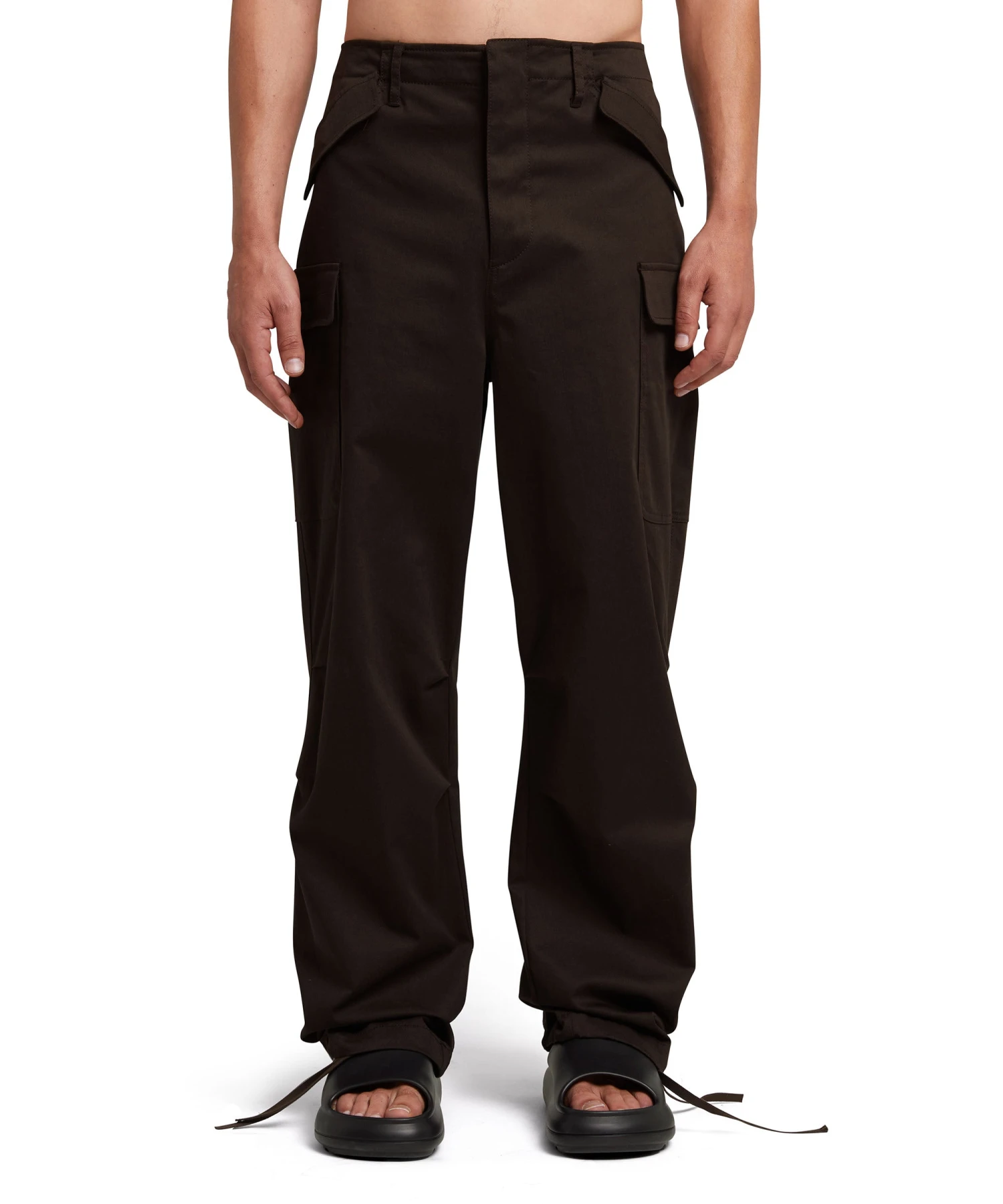 Gabardine Cotton Cargo Pants - Image 2