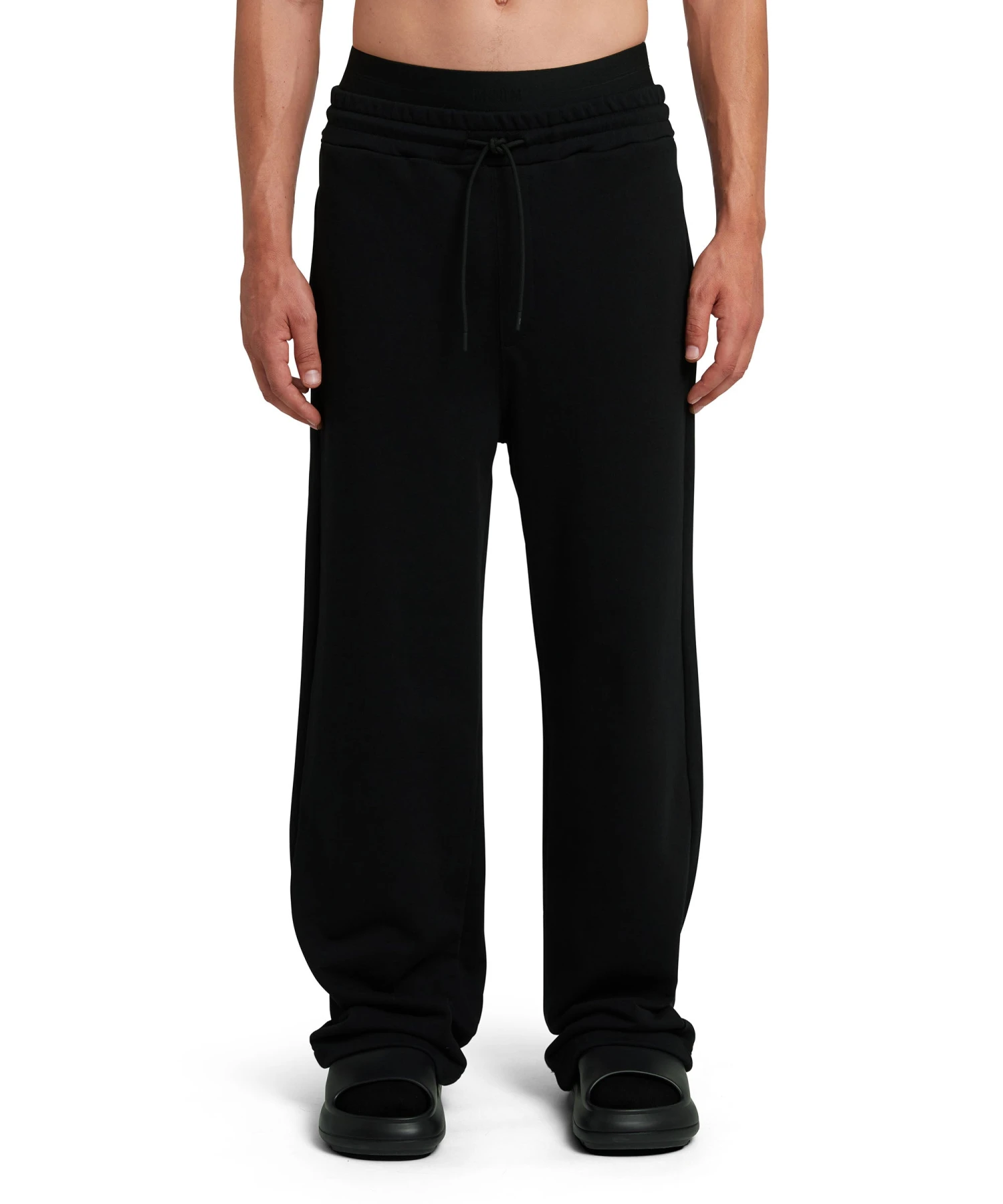 Sweat Pants With Double Elastic Waistband Logo - Image 2