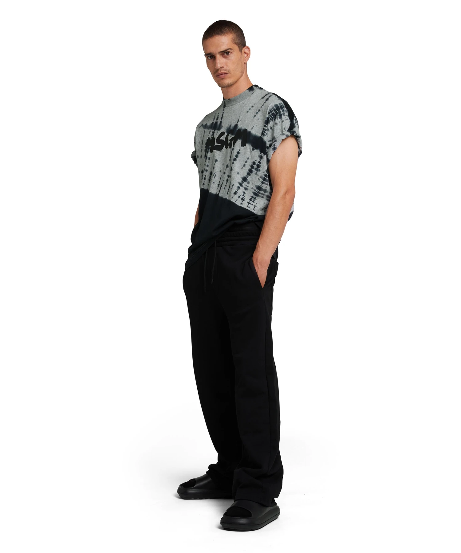Sweat Pants With Double Elastic Waistband Logo - Image 5
