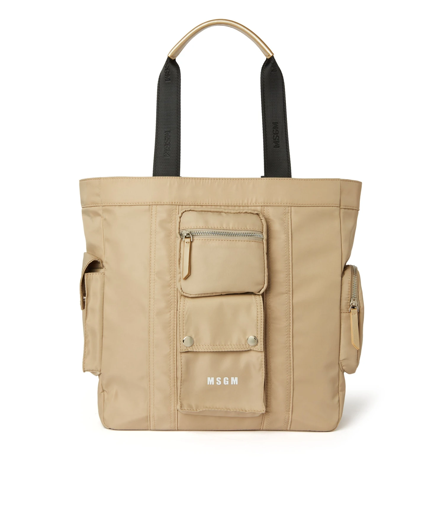 Multi-pocket Nylon Tote Bag