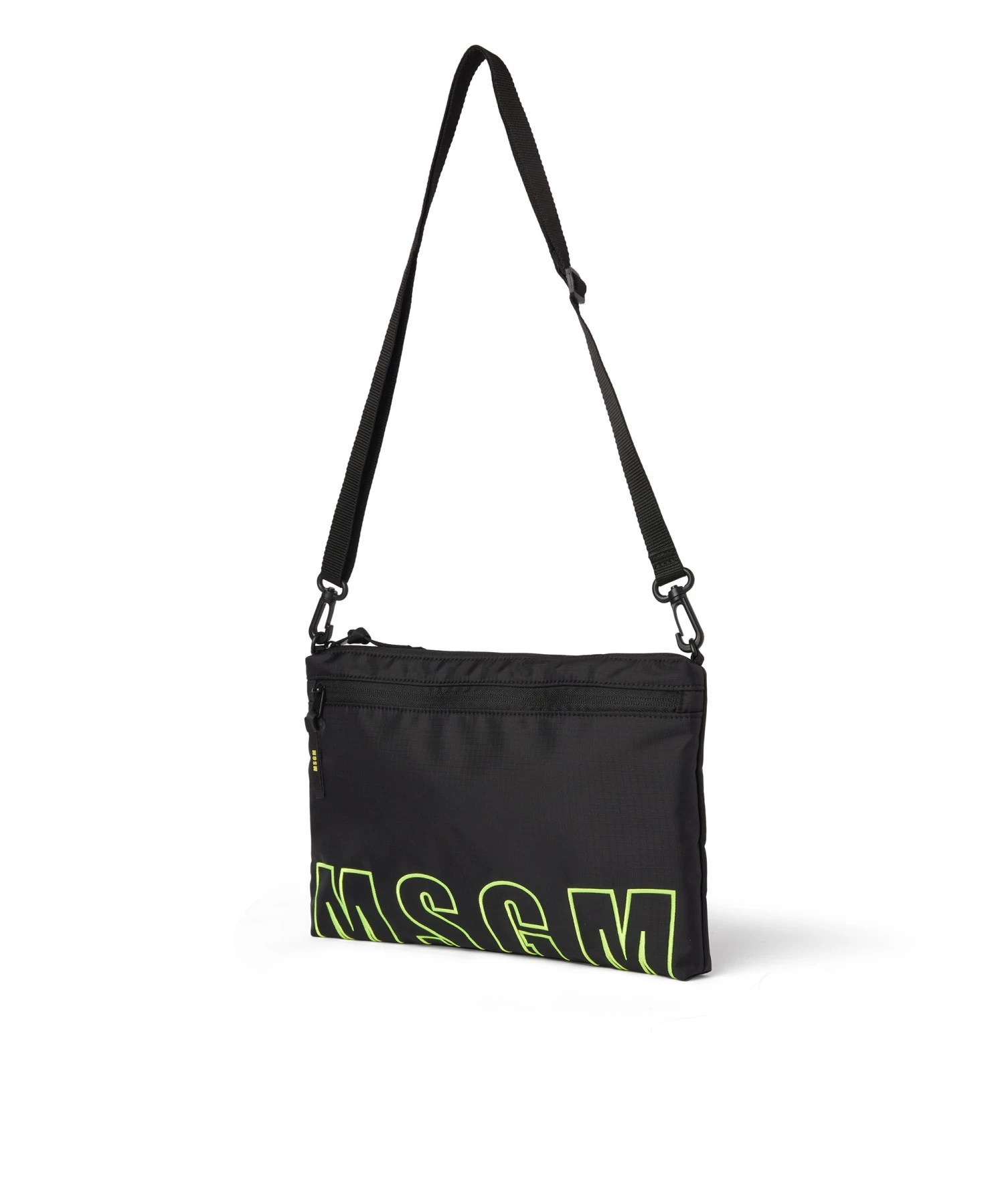 Ripstop Nylon Shoulder Bag With Embroidered Logo - Image 3
