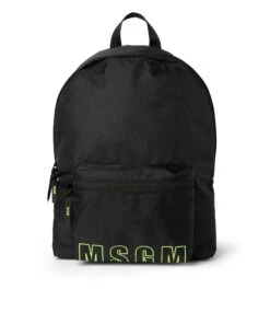 Ripstop Nylon Backpack With Embroidered Logo