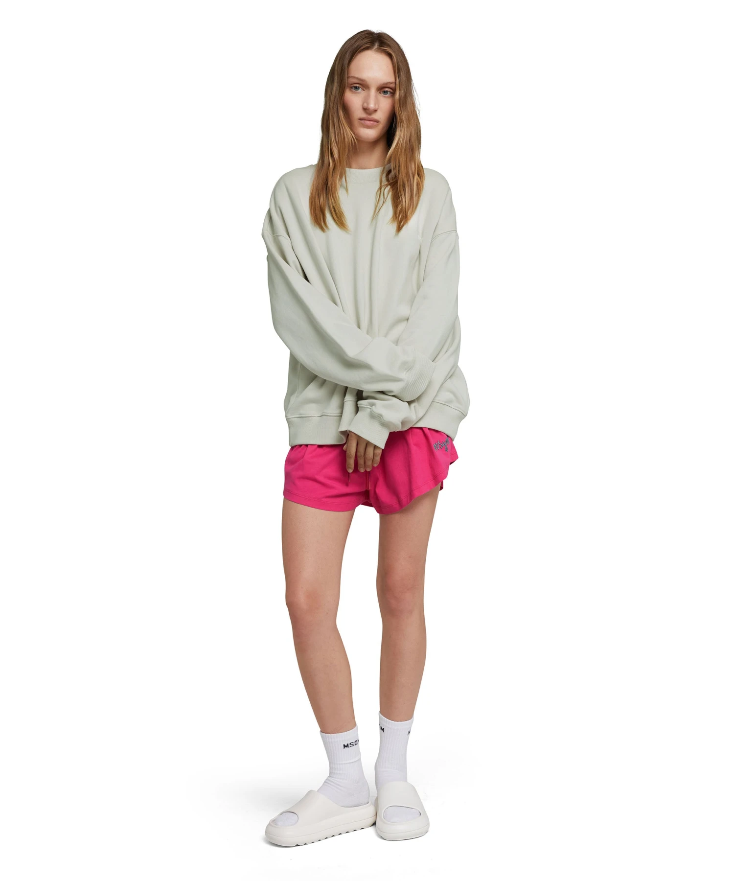 Sweatshirt Shorts With Embroidered Logo - Image 5