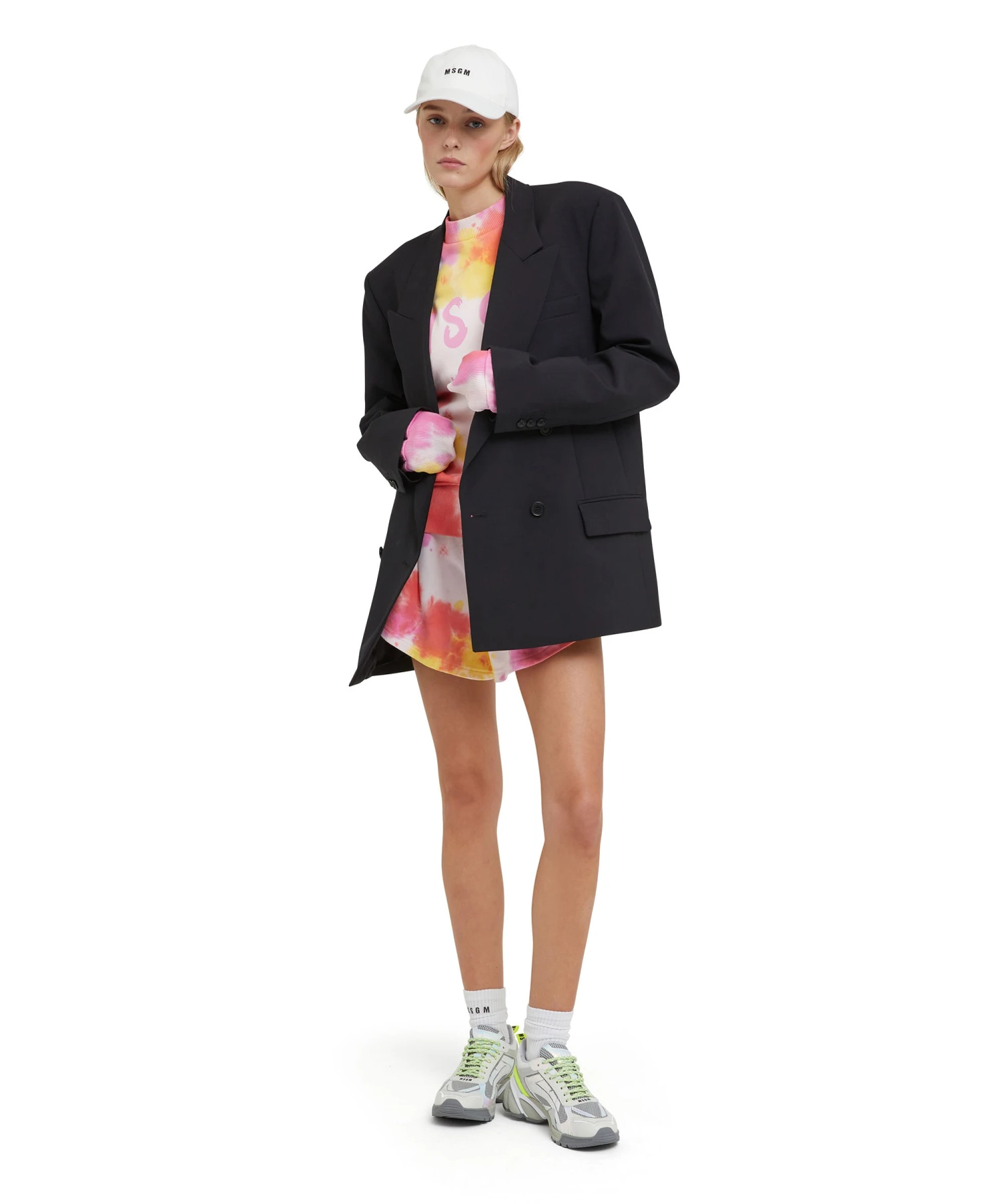 Tie-dye Crewneck Sweatshirt With Brushstroke Logo - Image 5