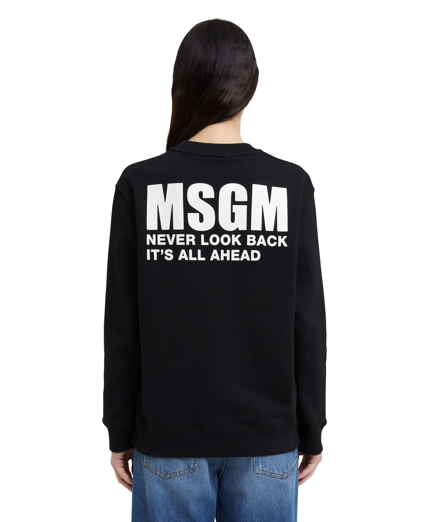 Sweatshirt With "Never Look Back" Logo - Image 3