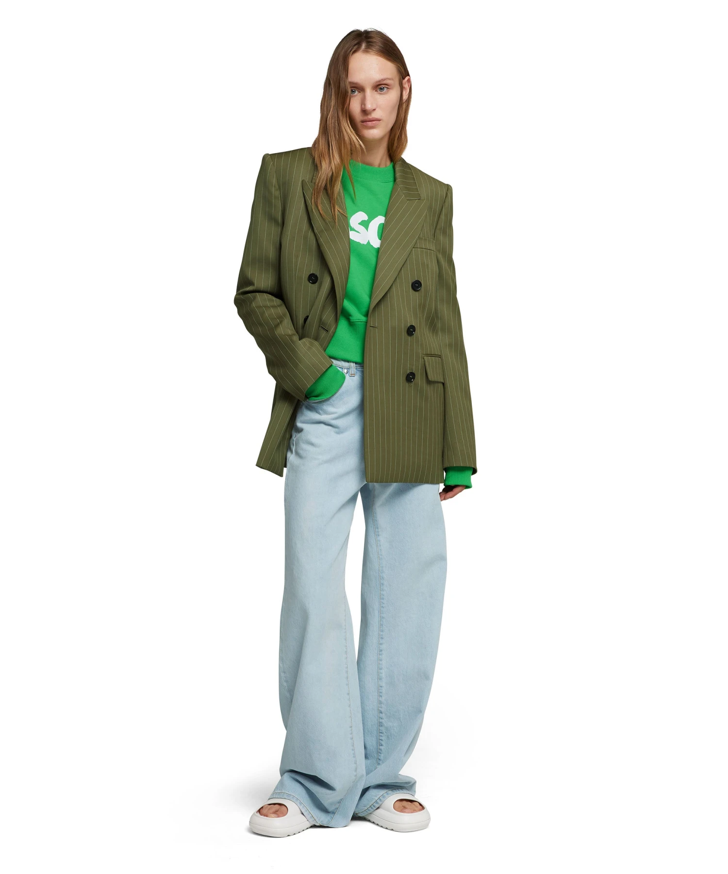 Sweatshirt With New Brushstroke Logo - Image 5