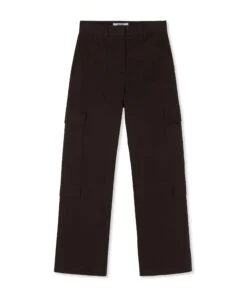 Stretch Cotton Gabardine Cargo Pants