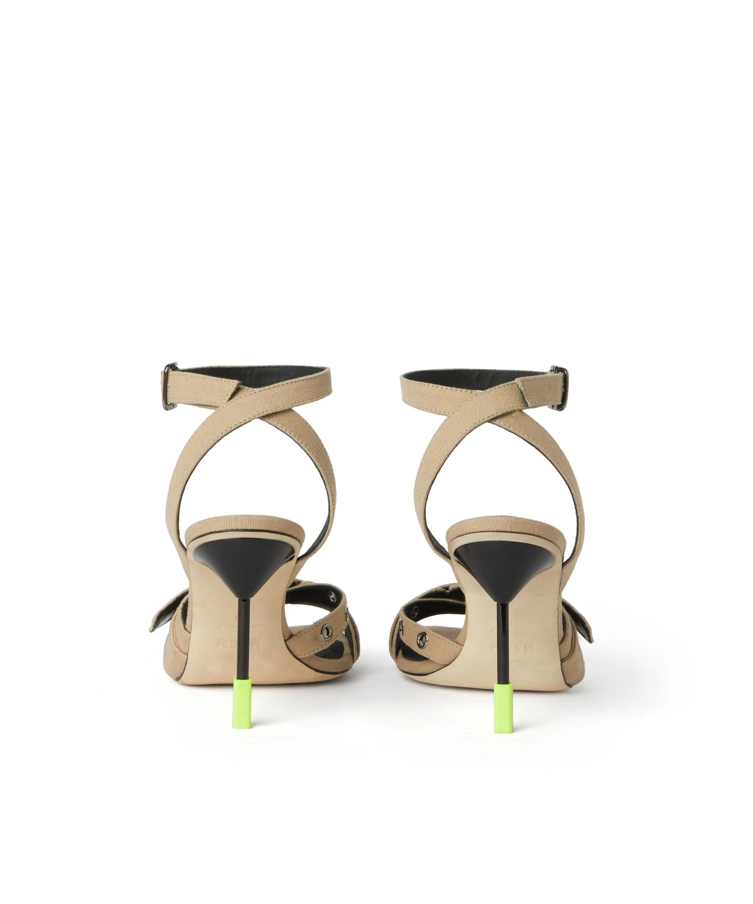 Sandal With "Iconic MSGM" Heel With Buckle And Eyelets - Image 2