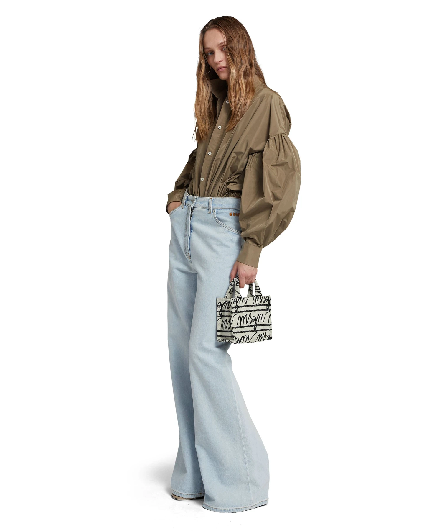 Mini Canvas Tote With Jacquard Logo - Image 5