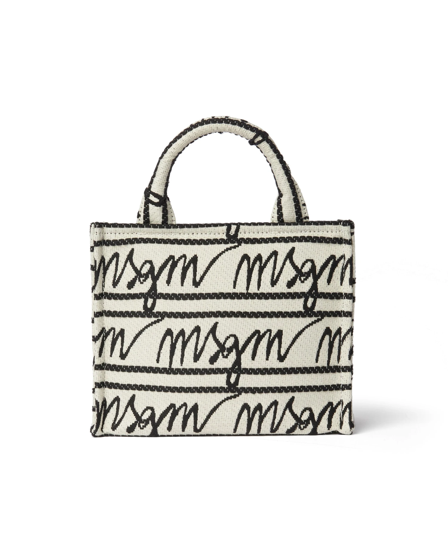 Small Anvas Tote Bag With Jacquard Logo - Image 2