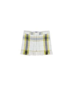 Tecno Canvas Check Shorts