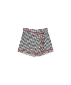 Vichy Tweed Skort With Applications