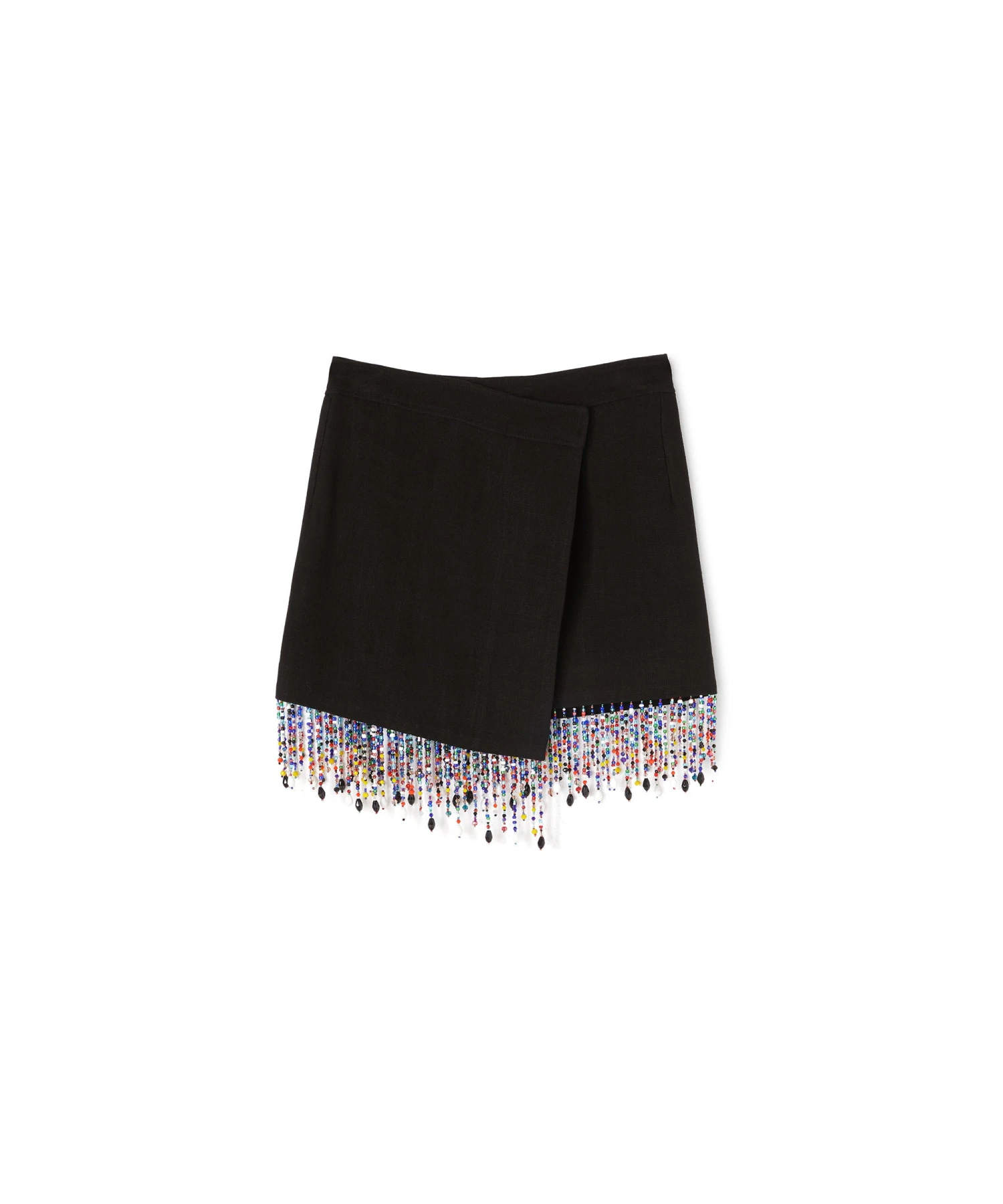 Mini Skirt With Beaded Application