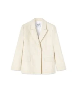 Poplin Cotton Single-breasted Jacket