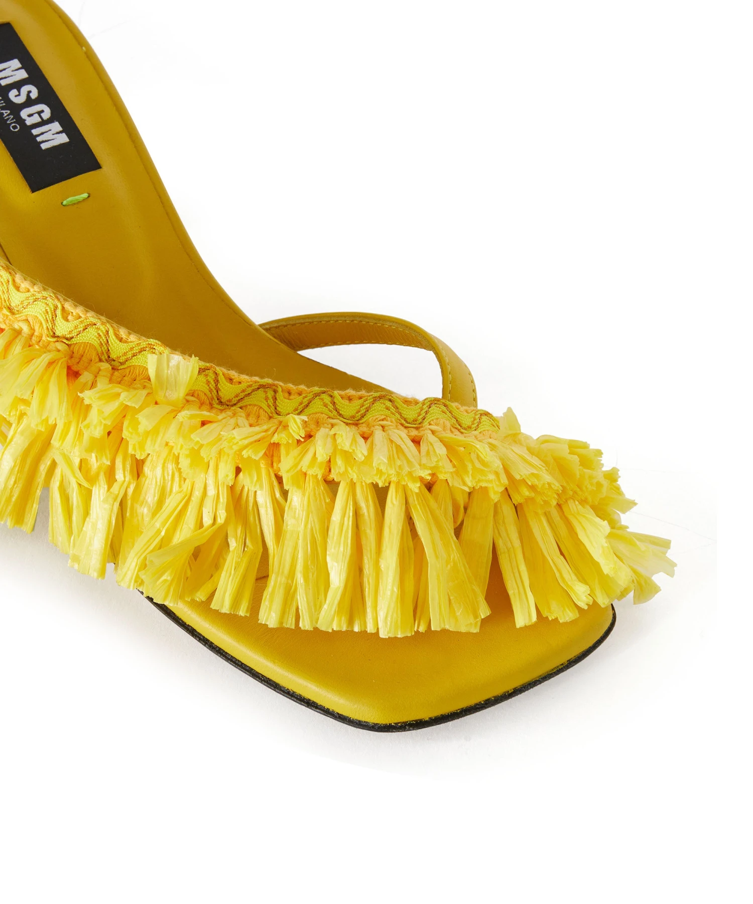 Mule With Raffia Insert - Image 4