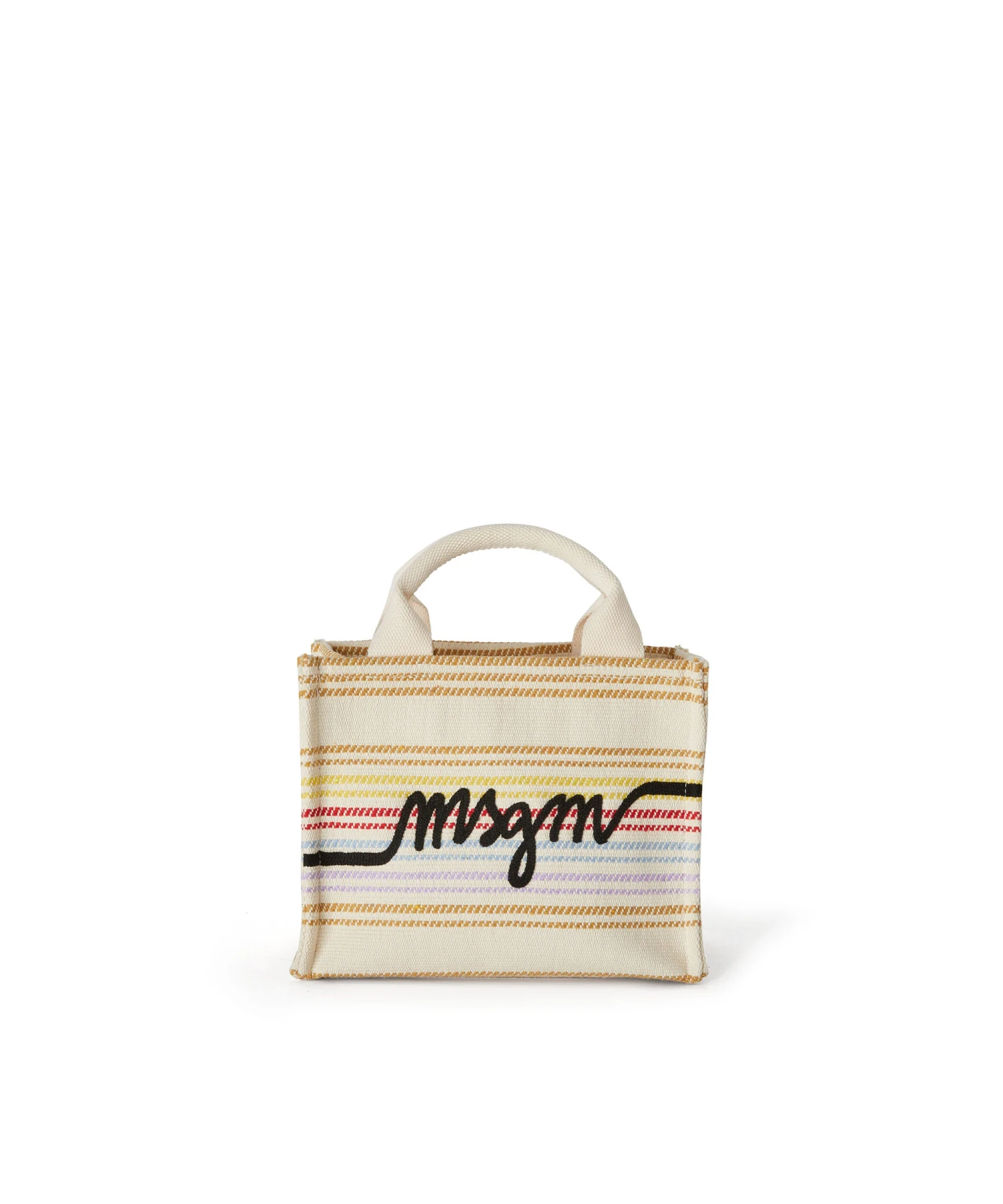 Cotton Canvas Tote With Embroidered Logo