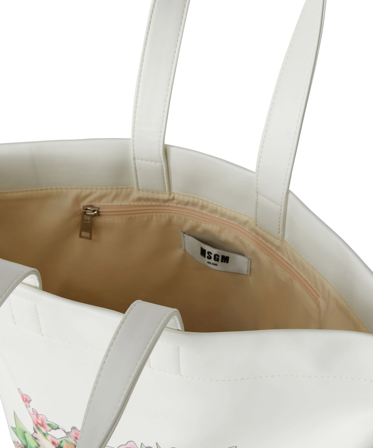 Maxi Tote With Cats Print And Logo On The Front - Image 4