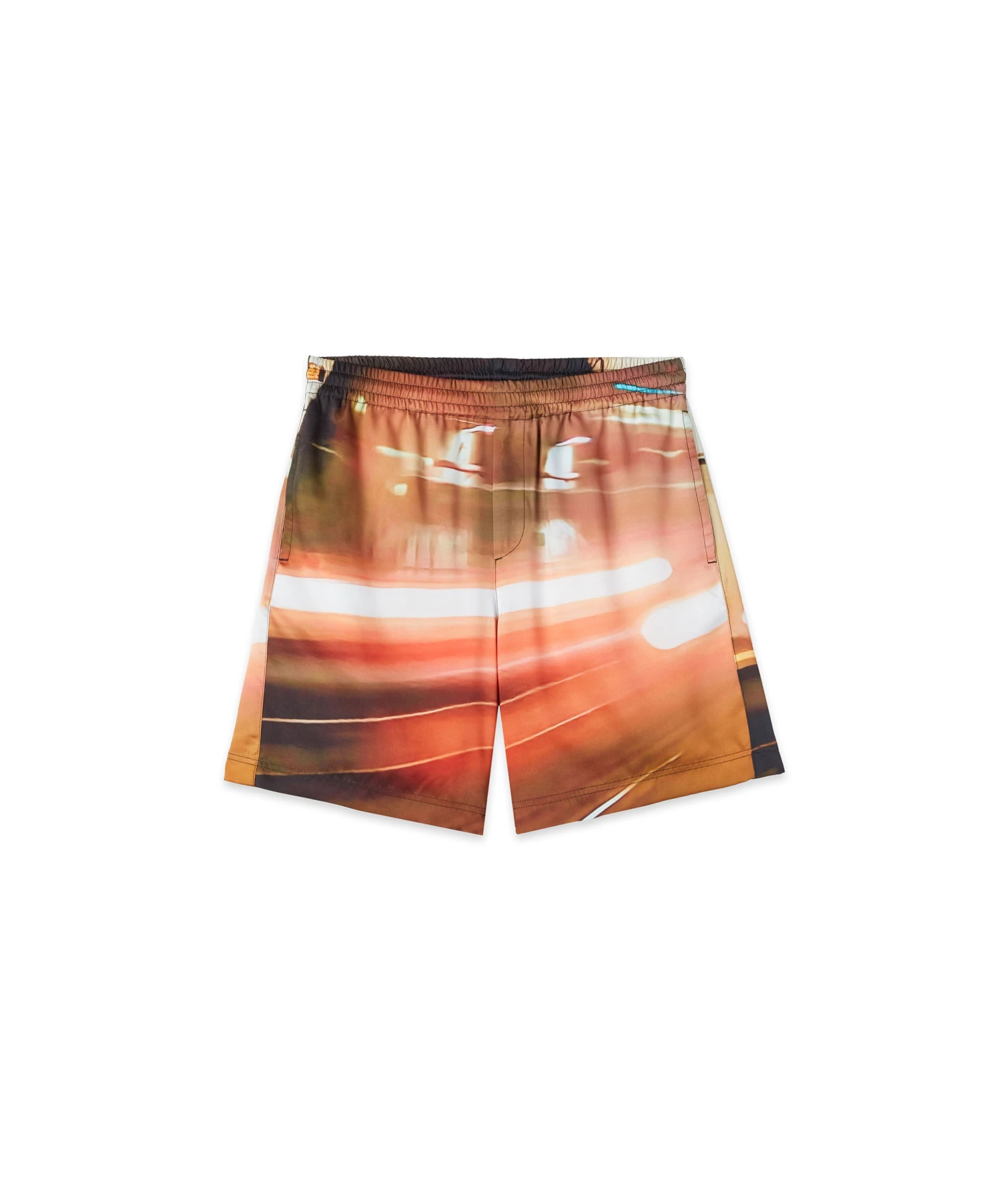 MSGM X Google Pixel "Night Metro" Print Allover Shorts