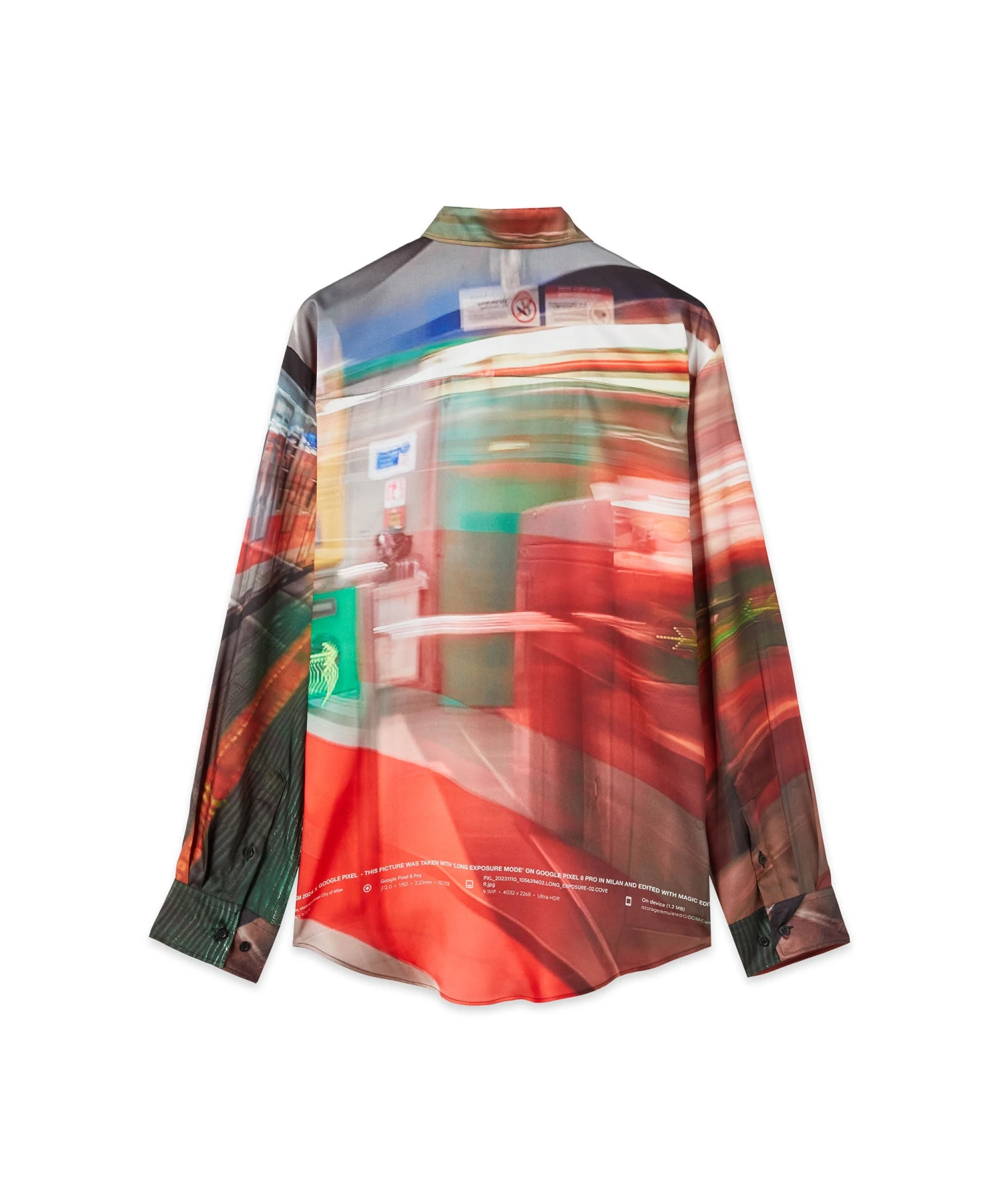 MSGM X Google Pixel "Daily Metro" Print All-over Shirt - Image 2