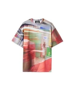 MSGM X Google Pixel "Daily Metro" Print All-over T-shirt